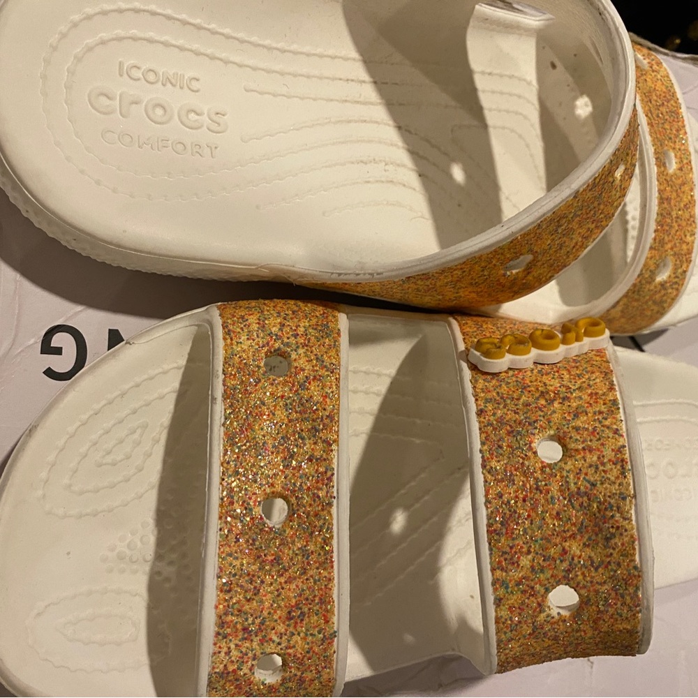 Croc multicolored sandals